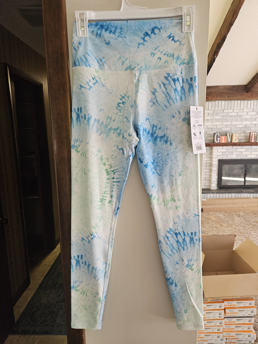 Scorpio Sol Blue & Green Tie-Dye Leggings